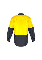 Wholesale ZW128 Syzmik Rugged Cooling Hi Vis Spliced Long Sleeve Shirt Printed or Blank