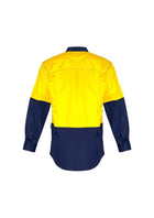 Wholesale ZW128 Syzmik Rugged Cooling Hi Vis Spliced Long Sleeve Shirt Printed or Blank