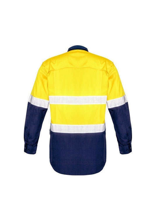 Wholesale ZW129 Syzmik Rugged Cooling Taped Hi Vis Spliced Shirt Printed or Blank