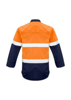 Wholesale ZW132 Syzmik Mens Fire Resistant Hooped Taped Spliced Shirt Printed or Blank