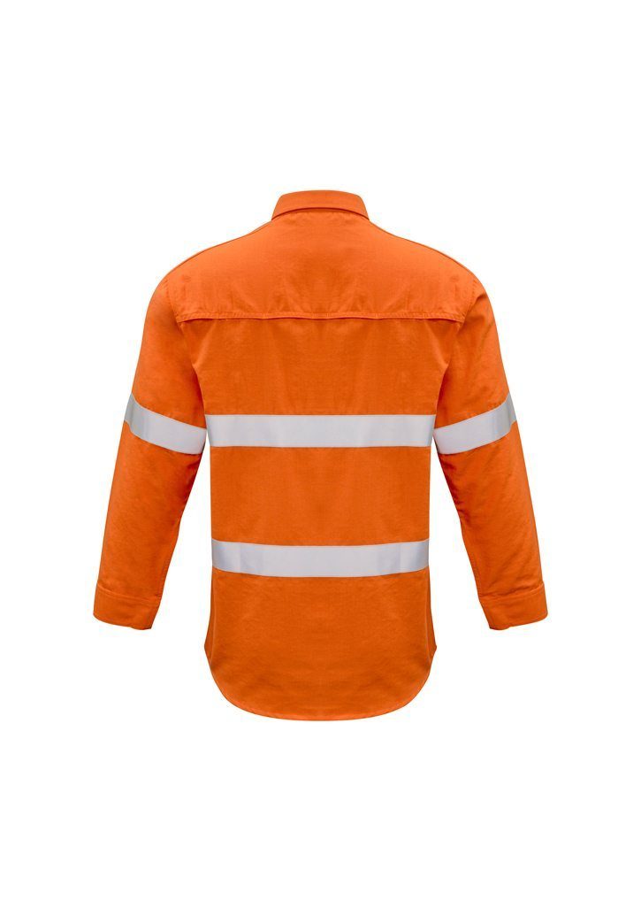 Load image into Gallery viewer, Wholesale ZW134 Syzmik Fire Resistant Closed Front Hooped Taped Shirt Hi Vis Printed or Blank
