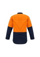 Wholesale ZW138 Syzmik Hi Vis Spliced Shirt Printed or Blank