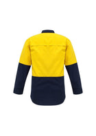 Wholesale ZW138 Syzmik Hi Vis Spliced Shirt Printed or Blank