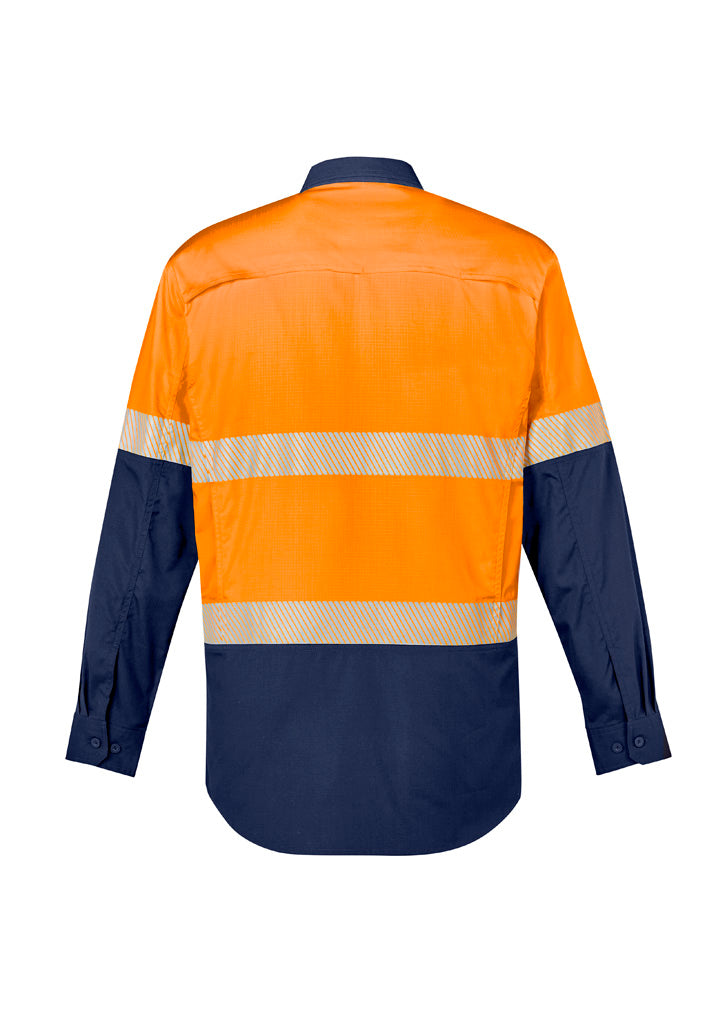 Load image into Gallery viewer, Wholesale ZW229 Syzmik Mens Rugged Cooling Hi Vis Segmented Tape L/S Shirt Printed or Blank
