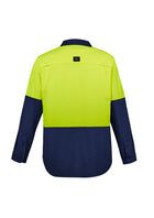 Wholesale ZW468 Syzmik Mens Hi Vis Outdoor L/S Shirt Printed or Blank