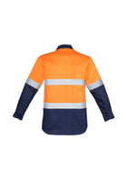 Wholesale ZW550 Syzmik Mens Hi-Vis Closed Front Long sleeve - Hoop Taped Printed or Blank