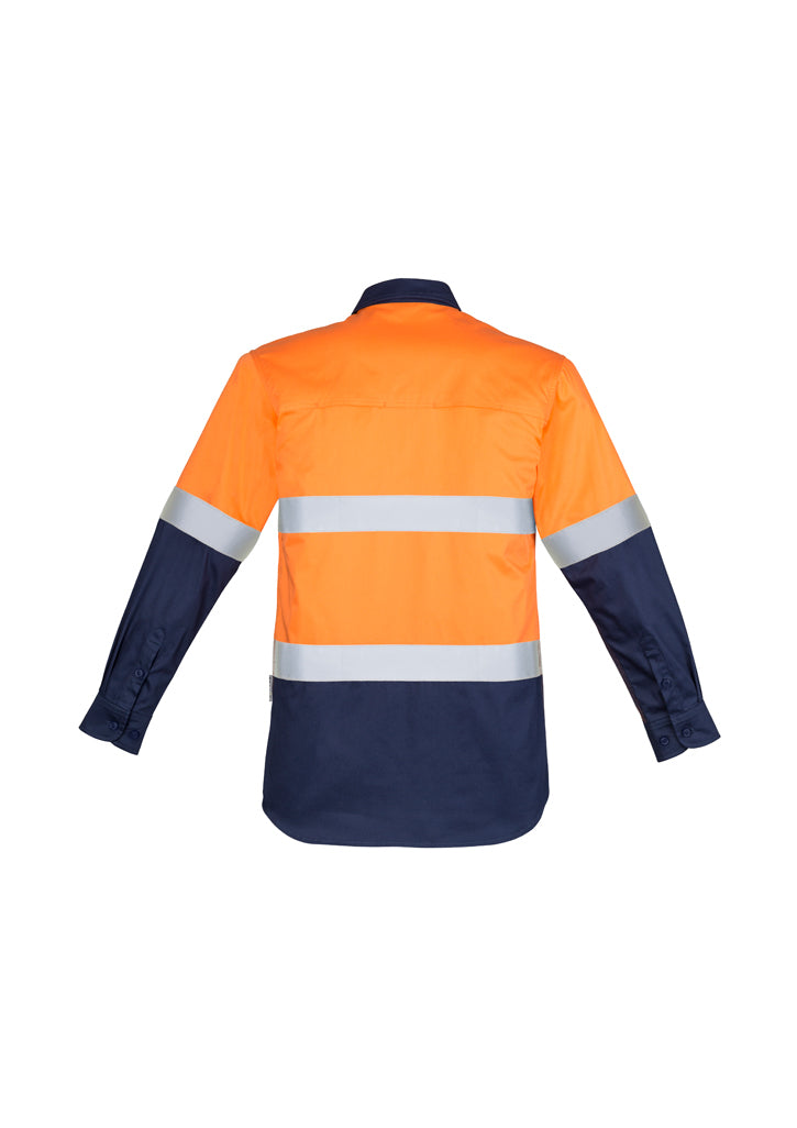 Load image into Gallery viewer, Wholesale ZW550 Syzmik Mens Hi-Vis Closed Front Long sleeve - Hoop Taped Printed or Blank
