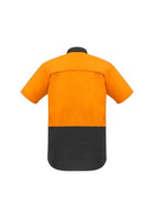 Wholesale ZW815 Rugged Cooling Hi Vis Spliced Short Sleeve Shirt Printed or Blank