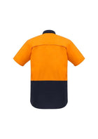 Wholesale ZW815 Rugged Cooling Hi Vis Spliced Short Sleeve Shirt Printed or Blank