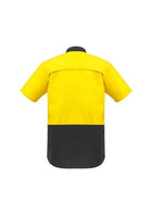 Wholesale ZW815 Rugged Cooling Hi Vis Spliced Short Sleeve Shirt Printed or Blank