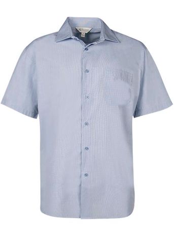 Load image into Gallery viewer, Wholesale 1902S Aussie Pacific Mens Grange Check Short Sleeve Shirt Printed or Blank
