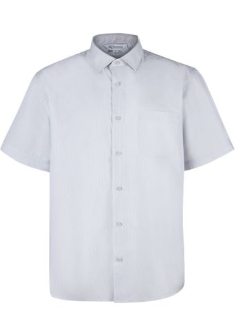 Wholesale 1905S Aussie Pacific Mens Belair Stripe Short Sleeve Shirt Printed or Blank