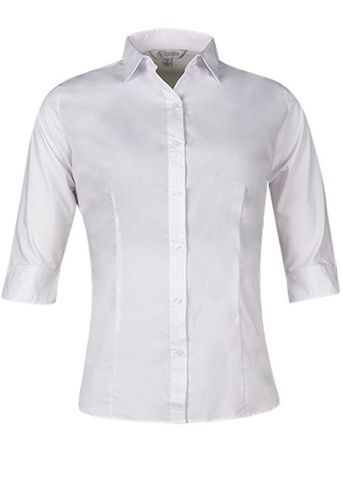 Load image into Gallery viewer, Wholesale 2903T Aussie Pacific Ladies Mosman Stretch 3/4 Sleeve Shirt Printed or Blank
