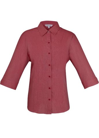 Wholesale 2905T Aussie Pacific Ladies Belair Stripe 34/ Sleeve Shirt Printed or Blank