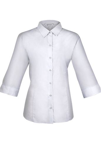 Wholesale 2905T Aussie Pacific Ladies Belair Stripe 34/ Sleeve Shirt Printed or Blank
