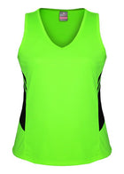 Wholesale 2111 Aussie Pacific Tasman Ladies Singlet Printed or Blank