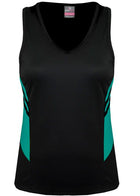Wholesale 2111 Aussie Pacific Tasman Ladies Singlet Printed or Blank