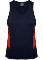 Wholesale 2111 Aussie Pacific Tasman Ladies Singlet Printed or Blank