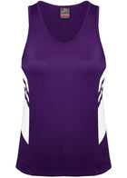 Wholesale 2111 Aussie Pacific Tasman Ladies Singlet Printed or Blank