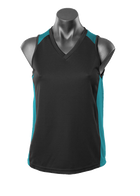 Wholesale 2101 Aussie Pacific Premier Lady Singlets Printed or Blank