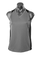 Wholesale 2101 Aussie Pacific Premier Lady Singlets Printed or Blank