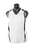 Wholesale 2104 Aussie Pacific Eureka Ladies Singlet Printed or Blank