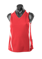 Wholesale 2104 Aussie Pacific Eureka Ladies Singlet Printed or Blank