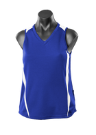 Wholesale 2104 Aussie Pacific Eureka Ladies Singlet Printed or Blank