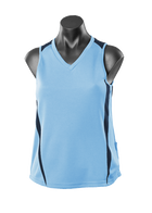 Wholesale 2104 Aussie Pacific Eureka Ladies Singlet Printed or Blank