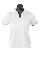 Wholesale 2302 Aussie Pacific Yarra Ladies Polo Printed or Blank