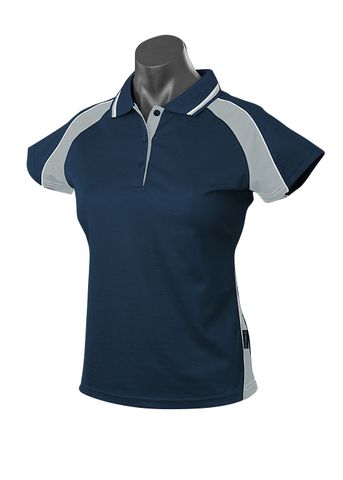 Wholesale 2309 Aussie Pacific Panorama Ladies Polo Printed or Blank