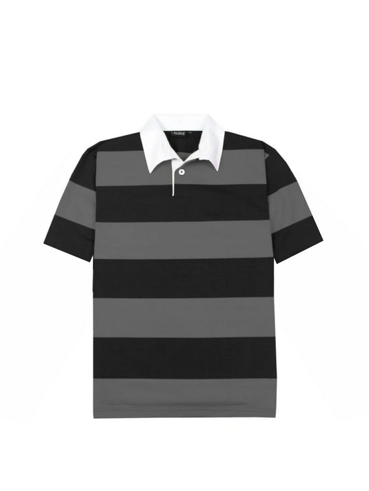 Wholesale SS-RJS Cloke Short-Sleeved Striped Rugby Jersey Printed or Blank