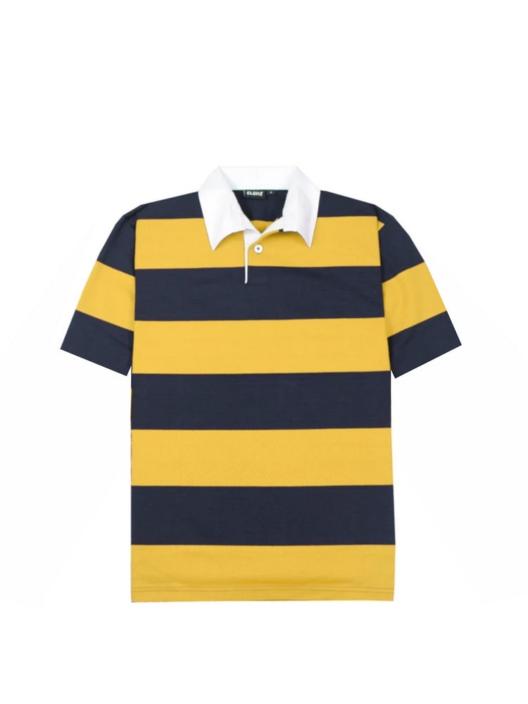 Load image into Gallery viewer, Wholesale SS-RJS Cloke Short-Sleeved Striped Rugby Jersey Printed or Blank
