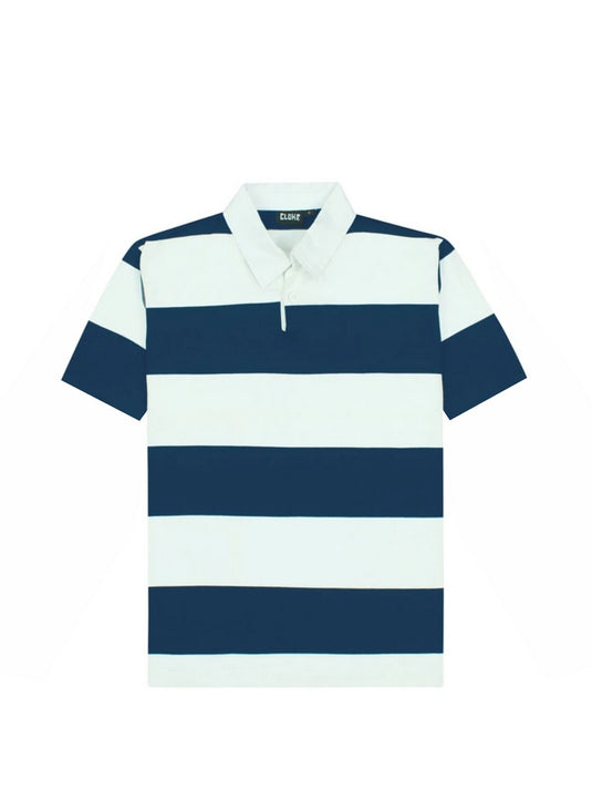 Wholesale SS-RJS Cloke Short-Sleeved Striped Rugby Jersey Printed or Blank