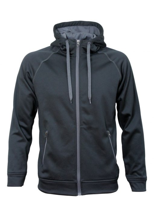 Wholesale XTZ Cloke Performance Zip Hoodie Printed or Blank